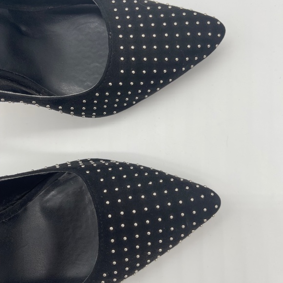 Aldo Pillow Walk Stessy Pump - Stiletto heel - Black with Silver Size 8.5 - Picture 4 of 10